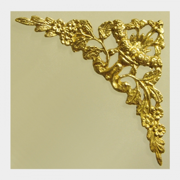 Biedermeier Eckbeschlag  60 x 60 mm EN24660